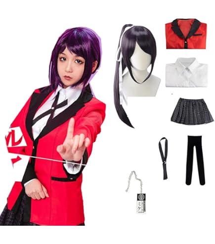 Amazon.co.jp: 賭ケグルイ 桃喰綺羅莉コスプレ 桃喰綺羅莉衣装 桃喰