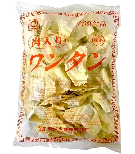Amazon | [冷凍] 東洋水産 業務用 肉入りワンタン 500g | KUZE | 冷凍