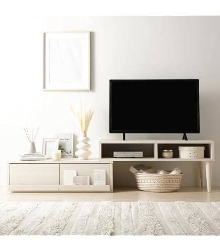 Amazon｜IKIFLY テレビ台 伸縮 ローボード 幅100〜190cm 自由