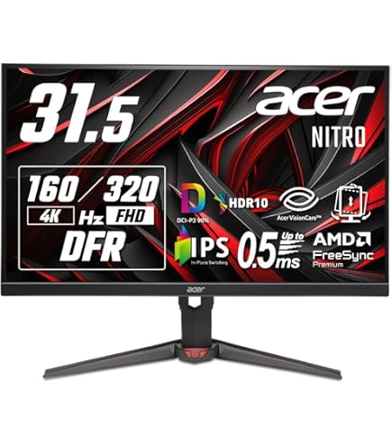Acer 4K モニター ET322QKAbmiipx 31.5インチ 516XVmMY2+L.jpg