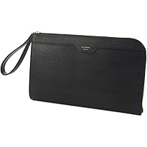 Amazon | [ペッレ モルビダ] クラッチバッグ ブラック×ゴールド