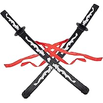 Amazon | PRETYZOOM 2 個 模造品 サムライ 刀 男の子 海賊