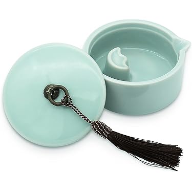 白磁円形水滴　柏岩作　書道　硯 白磁円形水滴 柏岩作 書道 硯 アパレル通販サイトランキング