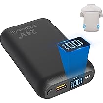 Amazon.co.jp: ファンバッテリーセット 空調作業服用 2025新登場 【24V