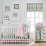 Versailles Pink 10 Piece Baby Crib Bedding Set by Laugh, Giggle & Smile by "Laugh, Giggle & Smile" [