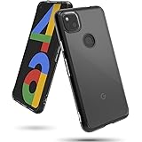 【Ringke】Pixel4a Fusion ケース TPU+PC 黄ばみなし 耐黄変 落下防止 耐衝撃 米軍MIL規格取得 スマホケース ピクセル4a (ストラップホール付き) - Smoke Black