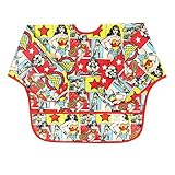 Bumkins DC Comics Sleeved Bib, Wonder Woman Comic, 6-24 Months by Bumkins [並行輸入品]