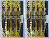 プロフェッショナル品質1 " x 15 'ラチェットタイダウンwithスチールフックとクイックリリース 8 Pack TL17