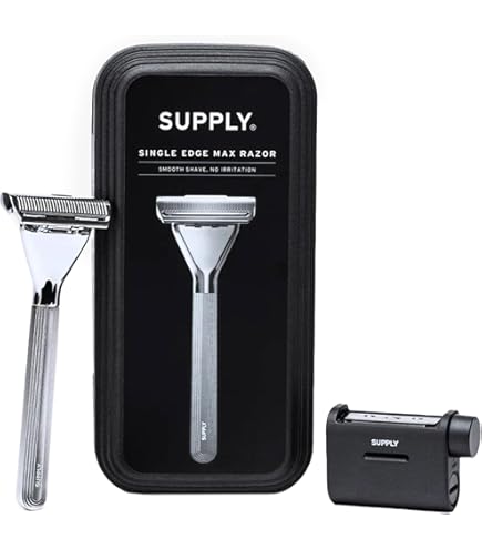 Amazon.co.jp: Supply Single Edge SEカミソリ 男性用 | スムーズな