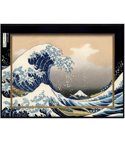 Amazon.co.jp: 【F6】 世界の名画額 花咲くアーモンドの木の枝 ゴッホ