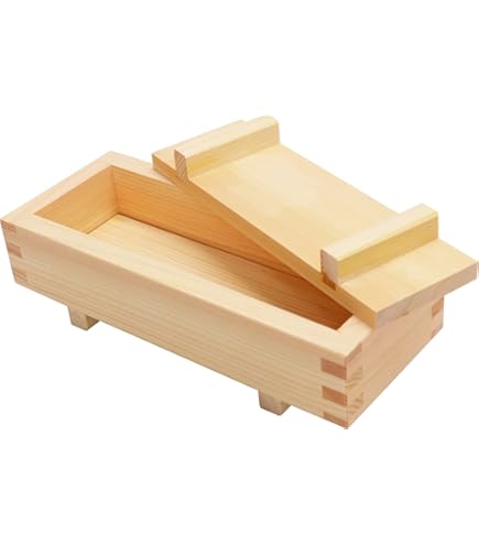 Amazon.co.jp: 市原木工所 押し寿司型 ヒノキ 樹婦人 押し寿司器
