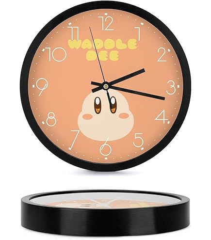 星のカービィ　ウォールクロック　カービィ&ワドルディ Amazon.co.jp: マリモクラフト 星のカービィ アクリル壁掛け時計