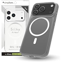 Amazon.co.jp: Simplism シンプリズム iPhone 17 Pro Max [Silky Armor