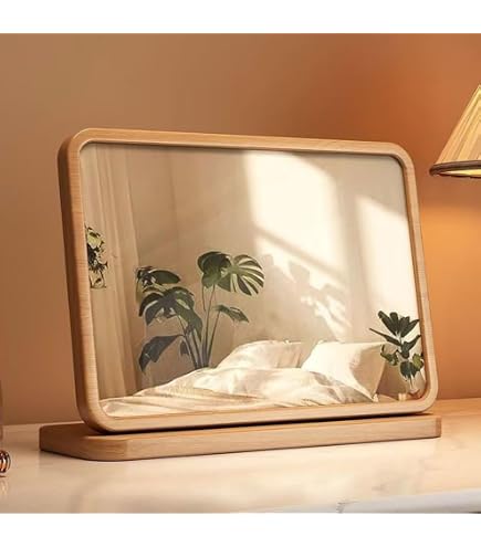 サロン用木製ドレッサー・ミラー Amazon.co.jp: Sailozai ドレッサーミラー化粧鏡デスクトップ家庭用