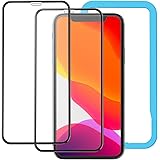 アンチグレア NIMASO ガラスフィルム iPhone 11/XR 用 強化 全面保護 フィルム フルカバー 2枚セット NSP18H19