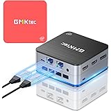 GMKtecミニpc 最新第12世代インテルAlder Lake N100 mini pc Windows 11 Pro DDR5 12GB+512G SSD 4コア/4スレッド 7nm 最大周波数3.4GHz WIFI6/BT5.2 TDP 15W