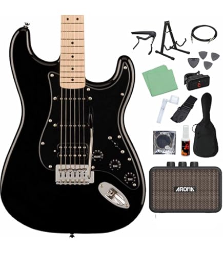 スクワイアー新品テレキャスタータイプ エレキギター ブラック Squier by Fender SONIC TELECASTER Maple Fingerboard White