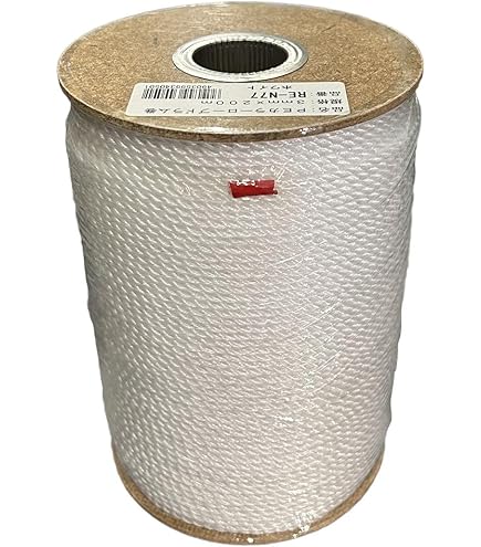 Amazon | のぞみ製鋼 新幹線印の組ロープ 8mm×200m巻 | ロープ | 産業