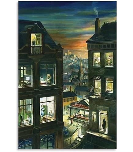 Amazon.co.jp: Buyartforless フレーム入りナイトホークス 1942