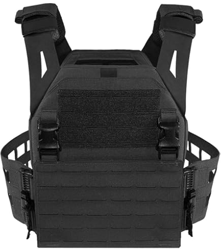 ウォーリアーアサルトシステム プレートキャリア ブラック レーザーカット WARRIOR ASSAULT SYSTEMS プレートキャリア LPC V2 レーザーカット