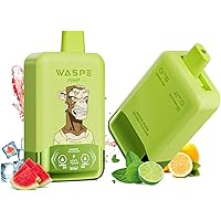 ２つ　WASPE ブルーベリー フレーバー デバイス　ノーニコチン Amazon | 【多種類のフレーバー自由切替】WASPE使い捨て電子