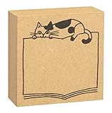 デコレコーポレーション FIKAフレームフタンプ ノート サイズ：約W5 D5 H2.3 ST-62116