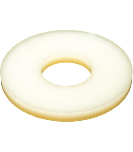 Teaaha 30PCS Clear Plastic Washers, Flat Washer Nylon Washers Spacers Clear Washer Plastic Flat Washer Gasket For Wear Tear On Glass Shower Door Bathroom Towel Bars Water Plumbing 3 4 Inches