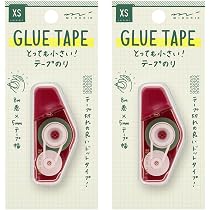ひろのり　XLサイズ Amazon | ミドリ テープのり XS えんじ 2個セット 35520006X2 | テープ