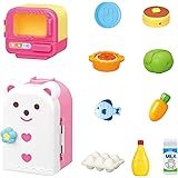 パイロットコーポレーション(PILOT CORPORATION) プラスチック メルちゃん おせわパーツ レンジとれいぞうこセット(2022年発売モデル) ピンク 1851587