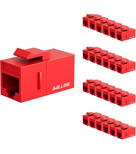 Travel Jewelry Bags AMPCOM CAT7 Inline Coupler RJ45 Keystone Jack ...