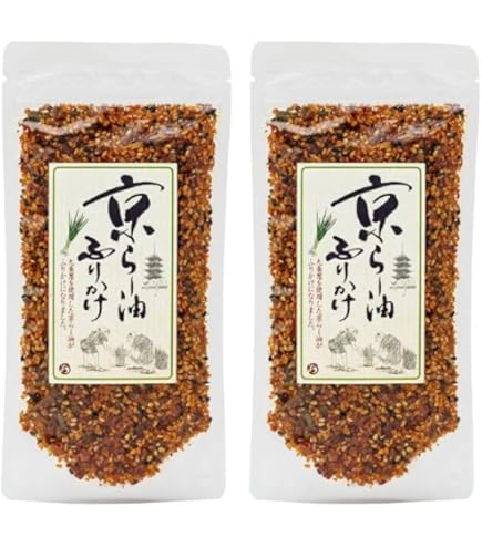 Amazon.co.jp: 舞妓はんひぃ～ひぃ～ 京らー油ふりかけ 1袋（80g） (2
