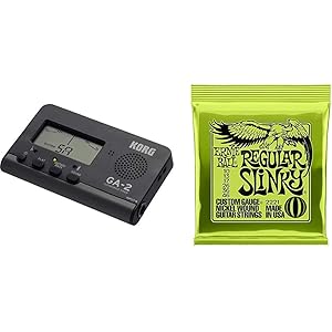 【セット買い】KORG ギター/ベース用チューナー GA-2 個人練習に最適 多弦ギター 多弦ベース フラットチューニン…