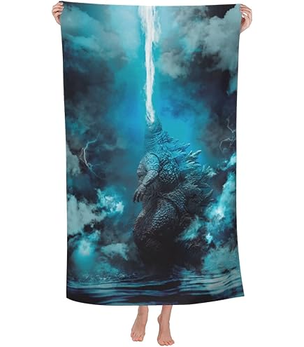 Amazon｜ゴジラ タオル バスタオル フェイスタオル マイクロファイバー
