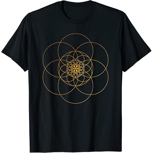 Amazon | 神聖幾何学 64テトラヒドロン Tシャツ | Tシャツ