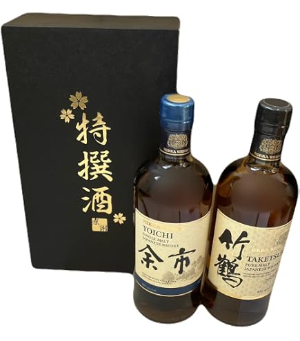 Amazon.co.jp: 特撰酒箱入り ニッカウイスキー 宮城峡 ＋ 竹鶴 (共に