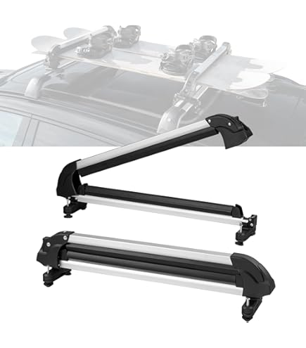 Compatible With BMW X5  E53  2000-2006 HOOK Model Car Roof Rack Cross Bar Black Aluminium 2 Bars