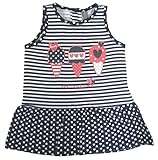 ロサン ローウエストベビーワンピース ボーダーネイビー 18-24M 718-7041