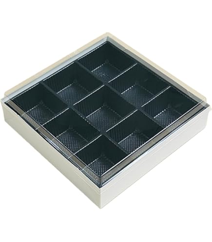 Amazon.co.jp: 弁当容器 業務用 CR-5-2 黒 透明蓋付 50個入 弁当箱 9