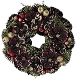 彩か SAIKA 【クリスマス】 リース 紫 パープル   Wreath-Berry & Flower Pine (Purple) S CXO-242Sp