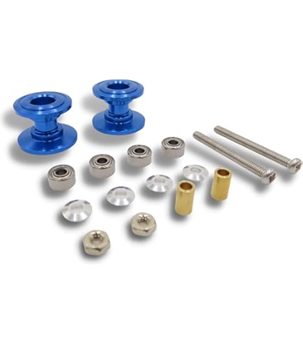 Amazon | ミニ四駆 オール アルミ ベアリング ローラー 4個 セット