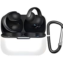 Soundcore AeroClip シリコンケース付き【右イヤホン充電不安定】 Amazon | YAODLE For Anker Soundcore AeroClip ケース Anker