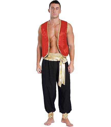Rubie's Officiële Sultan Fancy Dress Kostuum | Standaard Maat - Inclusief Tulband, Vest, Sjerp & Broek