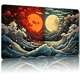 Malqiqi Magic Mat 63 - 24 x 14インチ プレイマット MTG & TCG用 無料収納バッグ付き