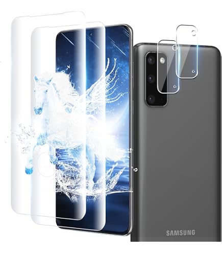 Amazon | Galaxy S20 と互換性あり ガラスフィルム 指紋認証 非対応 丸