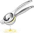 Beeyoka Lemon Squeezer Stainless Steel,Premium Manual Fruit Juicer with Heavy Duty Solid Metal Squeezer Bowl Easy Use Lime Sq