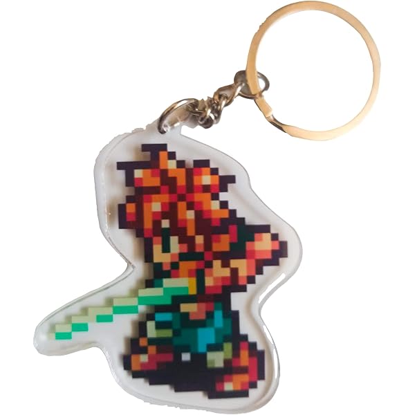 Amazon.co.jp: DoubleChin クロノトリガーキーチェーン クロノトリガー
