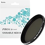 ケンコー(Kenko) 可変NDフィルター PRO1D smart バリアブル NDX II 77mm ND3~32 X状ムラなし ND3~450無段階調整 撥水・撥油コーティング 日本製 014523