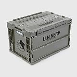 グルーヴガレージ EVANGELION NERV本部第3補給処 折りたたみコンテナ GRAY