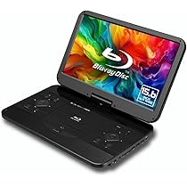 Amazon | 15.6インチ ポータブルブルーレイプレーヤー BD/DVD