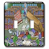 Londons Times Famous People Places Books Cartoons – When Bad Things Happen to Good People – 照明スイッチカバ